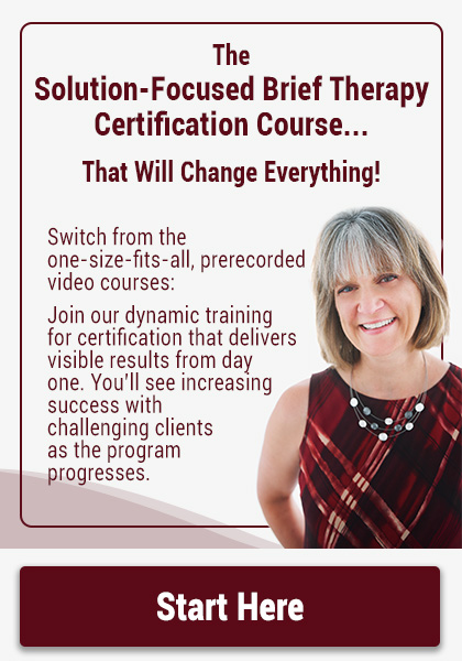 Solution-Focused Brief Therapy Certification Program